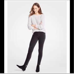 NWT Ann Taylor The Skinny Velvet Jeans 0P